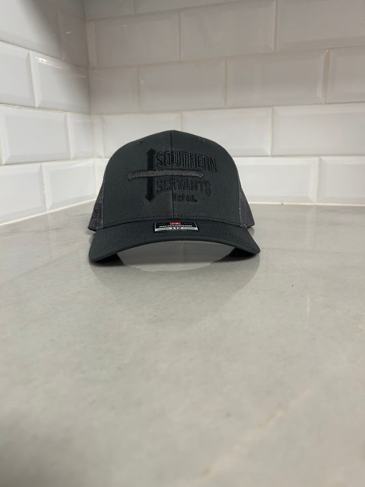 Gray Mesh Back Trucker Hat