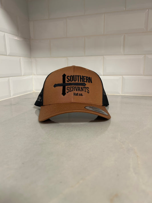 Brown Mesh Back Trucker Hat